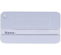 aluminum luggage tag